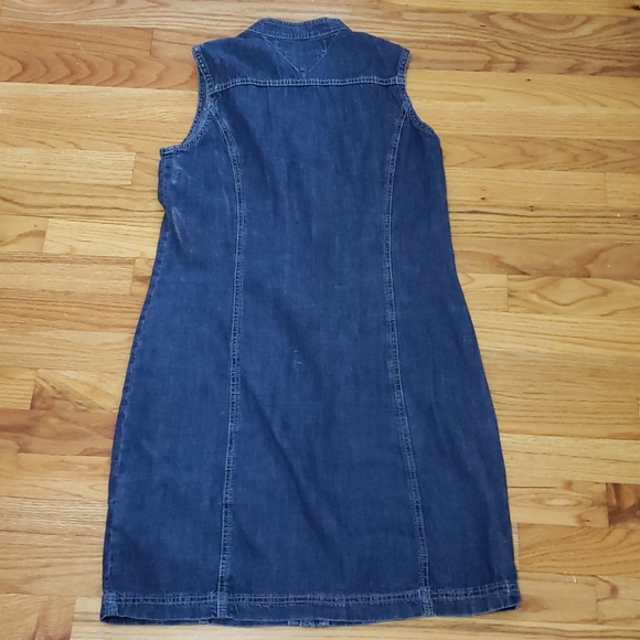 Tommy Hilfiger Womens Snap Front Denim Dress - Picture 2 of 5